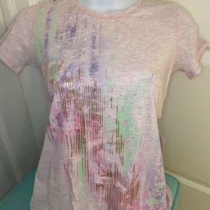 Ivivva NWT Girls Rise Shine Repeat SS Tee Size 12